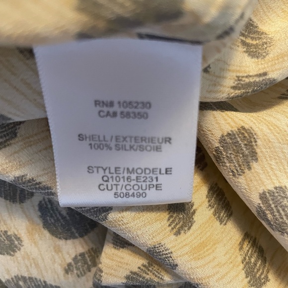 Equipment femme silk blouse with animal print - Picture 5 of 5